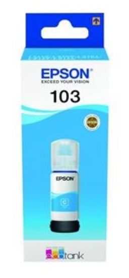 Picture of Epson 103 Ecotank Cyan Ink Bottle 65ml