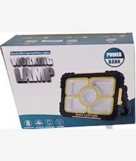 Picture of Solarix LED Solar Floodlamp With Power Bank Orange Large