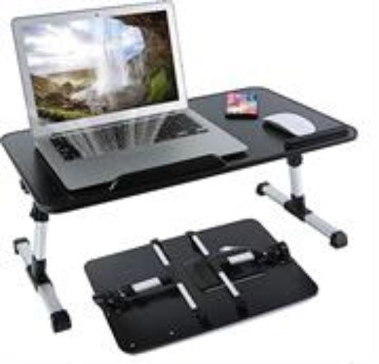 Picture of UniQue Portable Foldable Laptop Desk With USB Cooling Fan