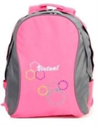 Picture of Macaroni Pink and Grey Ateneo Student Backpack