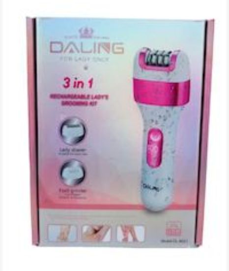 Picture of Daling 3 in 1 Rechargeable Ladies Grooming Kit
