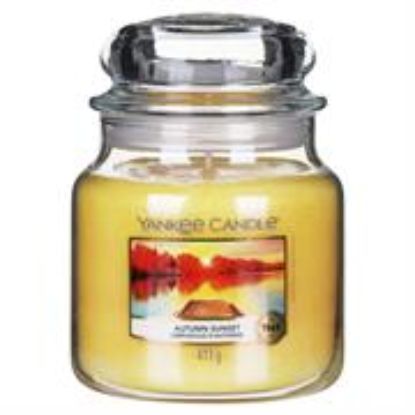 Picture of Yankee Candle Autumn Sunset Medium Jar Retail Box No