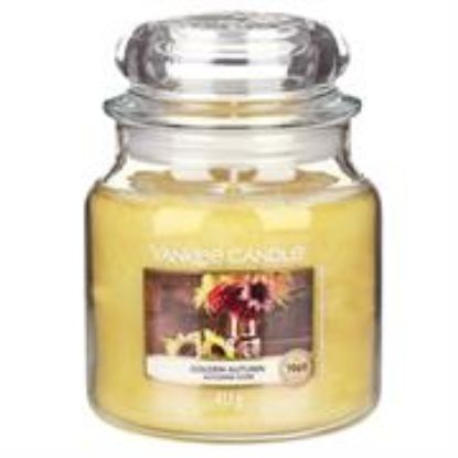 Picture of Yankee Candle Golden Autumn Medium Jar Retail Box No