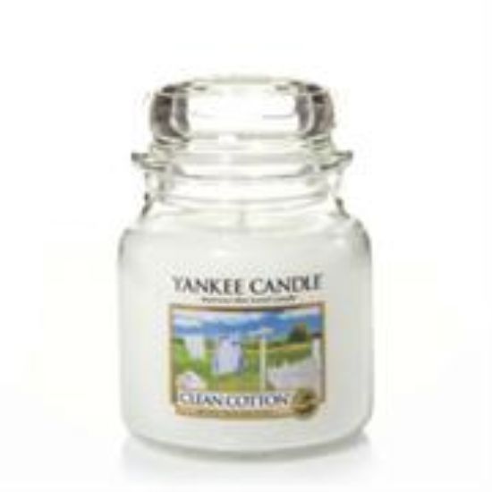 Picture of Yankee Candle Clean Cotton Medium Jar