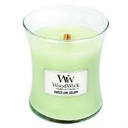 Picture of Woodwick Sweet Lime Gelato Medium Jar