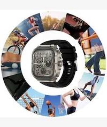 Picture of Nesty NP 104 Ultra Smart Sports Watch With Calling Function Black