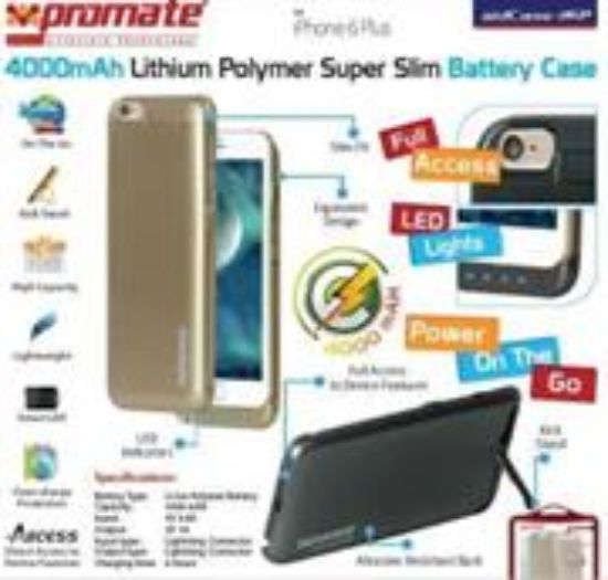 Picture of Promate aidCase-i6P 4000mAh Lithium Polymer