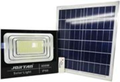 Picture of Solarix Jortam 400w Glass Solar Flood Lamp With Solar Panel
