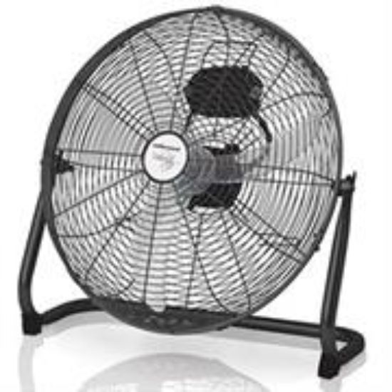 Picture of Mellerware Steel Black Hi Velocity 45cm 3 Speed Floor Fan
