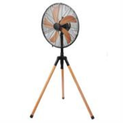 Picture of Alva Air 40cm Wooden Finish Tripod Fan 50w