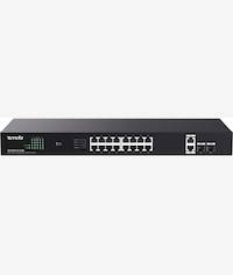 Picture of Tenda 16 PoE Plus 2SFP Port Ethernet Switch
