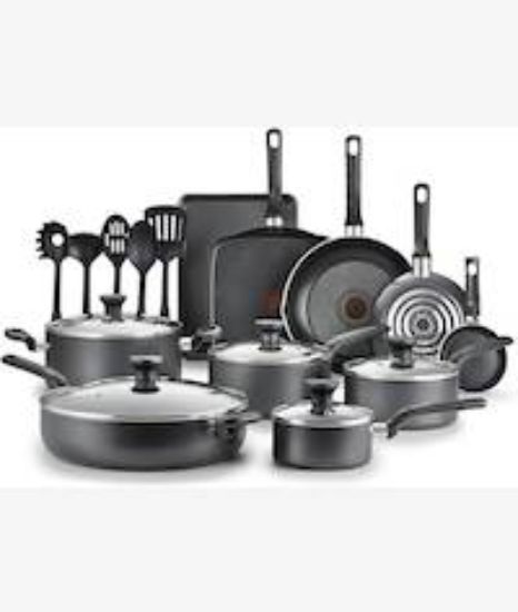 Picture of Tefal Easy Care Grey 20 Piece Cookware Set