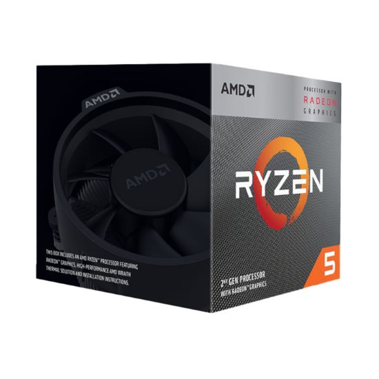 Picture of AMD Ryzen 5 3400G 4-Core 3.7GHz AM4 CPU