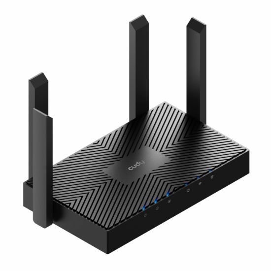 Picture of Cudy AX3000 5-Port Gigabit Dual-Band Wi-Fi 6 Mesh Router – Black