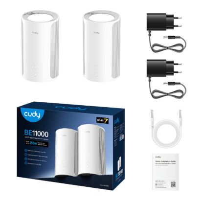 Picture of Cudy BE11000 Wi-Fi7 Tri-band Mesh Wi-Fi System - 2 Pack