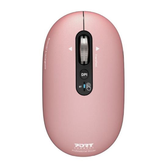 Picture of Port Connect PURE MAC Rechargeable Wireless and Bluetooth Mouse - Copper Rose