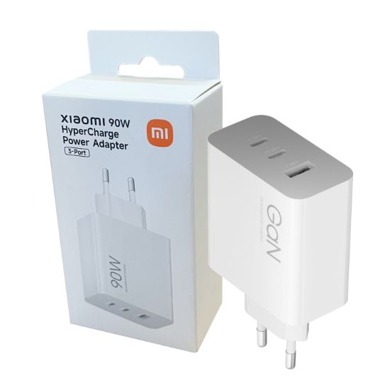 Picture of Xiaomi 90W HyperCharge 3-Port Fast Charger – White