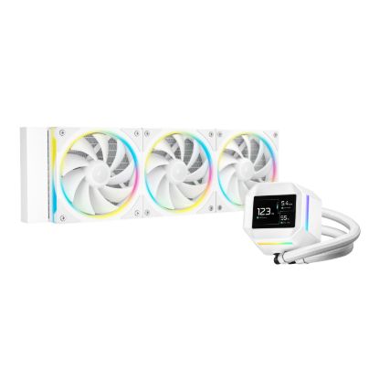 Picture of DeepCool LM360 ARGB 360mm AIO CPU Liquid Cooler - White
