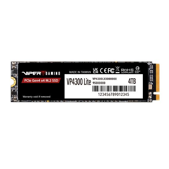 Picture of Patriot VP4300 Lite 4TB M.2 PCIe Gen 4 x4 NVMe SSD