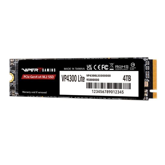 Picture of Patriot VP4300 Lite 4TB M.2 PCIe Gen 4 x4 NVMe SSD
