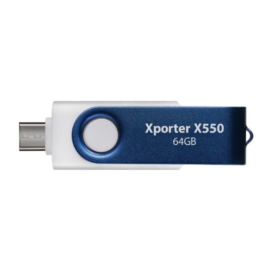 Picture of Patriot Xporter X550 64GB USB3.2 Swing Type A to Type-C Flash Drive