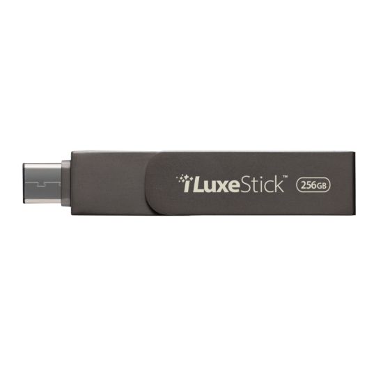 Picture of Patriot iLuxe Stick C 256GB USB 3.2 GEN 1 Type C + Lightning Flash Drive - Black