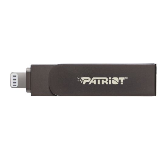 Picture of Patriot iLuxe Stick C 256GB USB 3.2 GEN 1 Type C + Lightning Flash Drive - Black