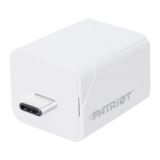Picture of Patriot iLuxe Cube 128GB Type-C Smart Backup Solution - White