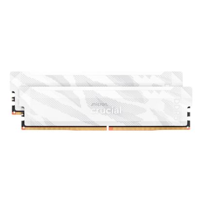Picture of Crucial Pro Overclocking DDR5-6400 32GB Desktop Gaming Memory Kit (16GB x 2) – White