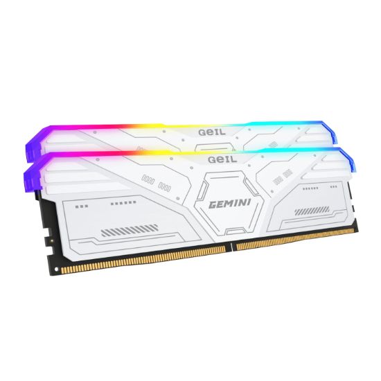 Picture of GeIL Gemini RGB 32GB DDR5 6000MHz Desktop Gaming Memory Kit (2 x 16GB) – White