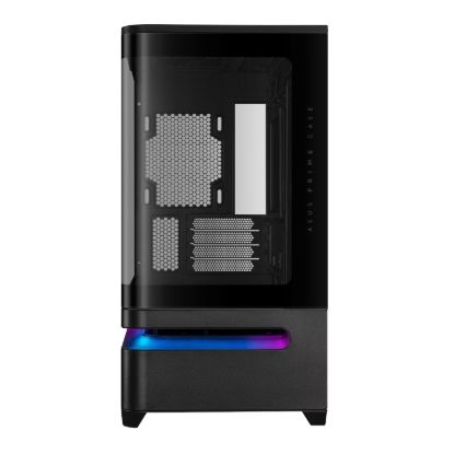 Picture of Asus Prime AP202 Curved Tempered Glass Micro-ATX Chassis – Black