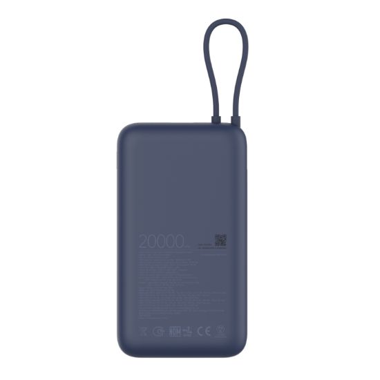 Picture of Xiaomi 33W Power Bank 20000mAh (Integrated Cable) – Blue