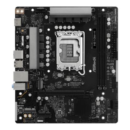 Picture of ASRock H810M-H Intel LGA1851 Micro ATX Motherboard - Black
