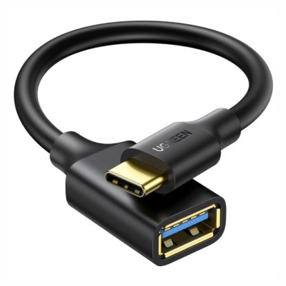 Picture of UGREEN Type-C to USB-A Adapter (Male to Female, 15cm)– Black
