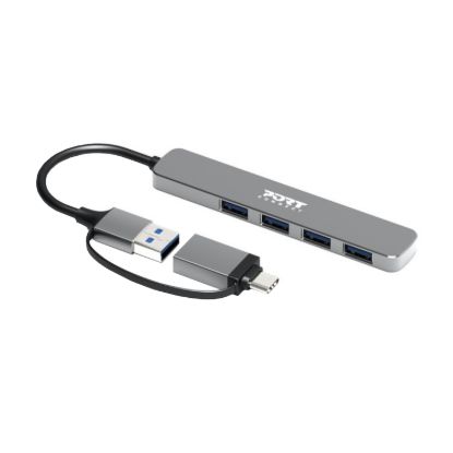 Picture of Port Connect USB Type-C to 4-port USB-A 3.0 Hub
