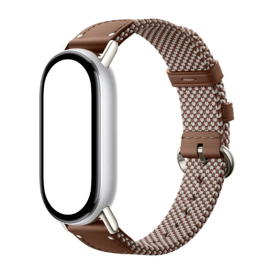 Picture of Xiaomi Smart Band 10 Knitted Silk Strap - Feather Brown