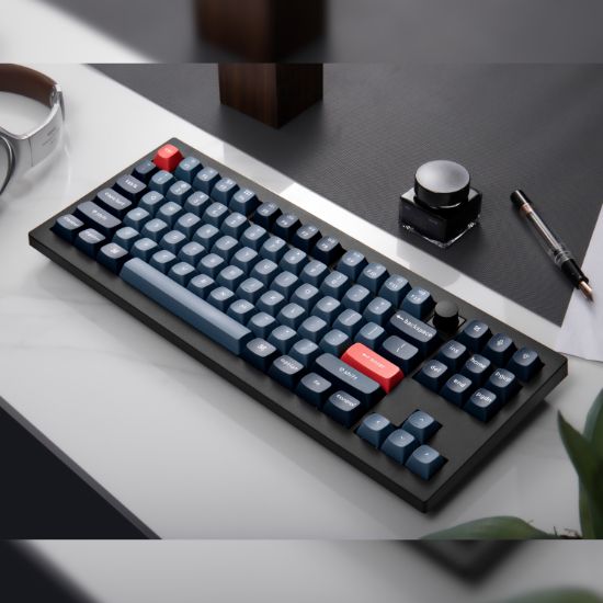 Picture of Keychron V3 Max QMK/VIA 80% Wireless Custom Mechanical Keyboard (Red Switch) – Carbon Black