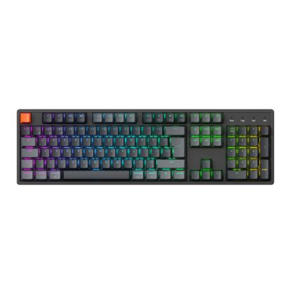 Picture of Keychron K10 QMK Full-size RGB Wireless Custom Mechanical Keyboard V.2 (Super RED Switch) – Black