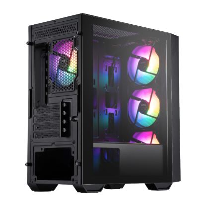 Picture of MSI PRO FORGE M050A Micro-ATX Gaming Chassis - Black