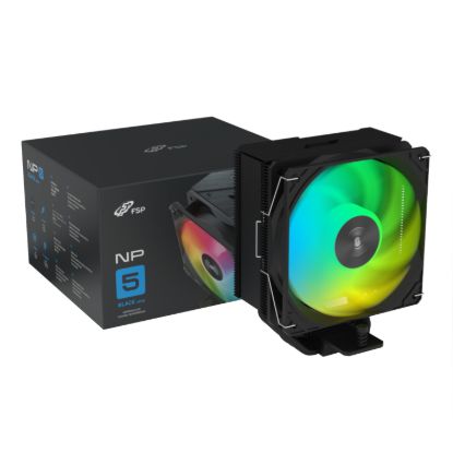 Picture of FSP NP5-BA 120mm PWM ARGB CPU Air Cooler – Black