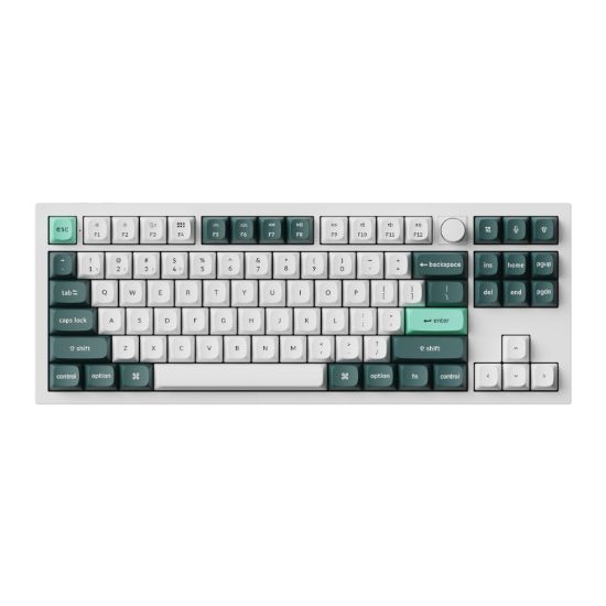 Picture of Keychron Q3 HE QMK 80% Wireless Custom Mechanical Keyboard (Nebula Switch) - Shell White