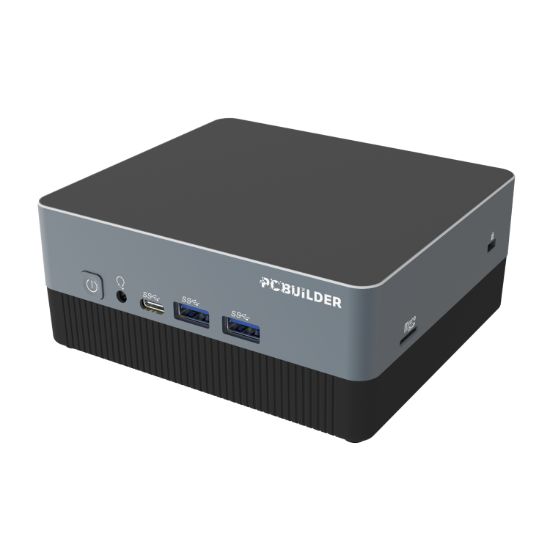 Picture of PCBuilder CUBE Intel i3-1315U 16GB DDR4 512GB Windows 11 Pro Mini PC