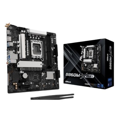 Picture of ASRock B860M-X Micro ATX DDR5 Motherboard (PCIe 5 and Wi-Fi 6E)