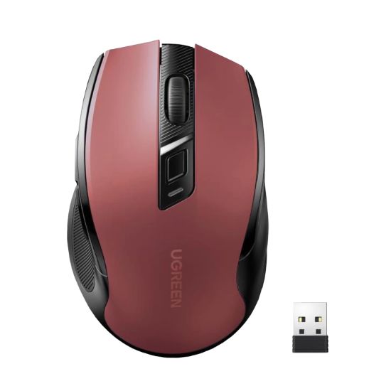 Picture of UGREEN MU006 2.4GHz Wireless Optical Mouse - Red