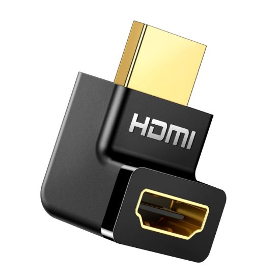 Picture of UGREEN HD112 HDMI 4K Male to Female Up-angled Connector - Black