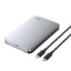 Picture of UGREEN CM300 2.5 inch USB Type-C Hard Drive Enclosure - Silver