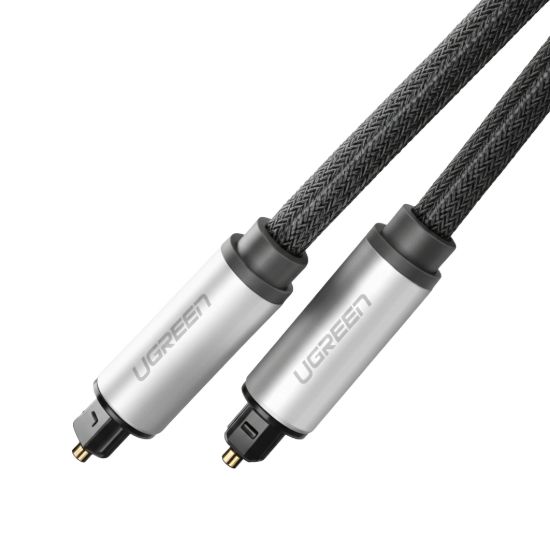 Picture of UGREEN AV108 Male to Male Toslink Optical Audio Cable 2m–Grey