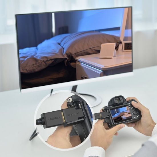 Picture of UGREEN Micro HDMI Male to HDMI Female Adapter – Black