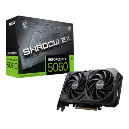 Picture of MSI GeForce RTX 5060 SHADOW 2X OC 8GB Graphics Card
