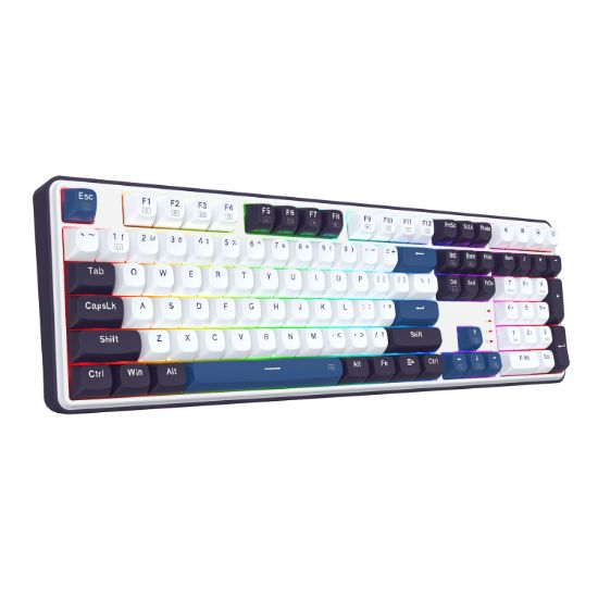 Picture of Redragon K689 WYVERN RGB Wired Mechanical Keyboard - White/Black